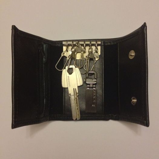Genuine Leather Key & Card Wallets Protect Your Pockets
