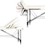 Portable Massage Bed Table - 3-Section Aluminum Foldable Beauty Couch for Reiki Therapy Treatment Salon Healing - Metal Headrest Support/with Carry Bag AVAILABLE IN WHITE AND BLACK (FREE SHIPPING) Image 3