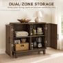 Buffet Storage Cabinet for Living Room Walnut Image 5