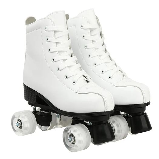 White Roller Skates, Size 37/4