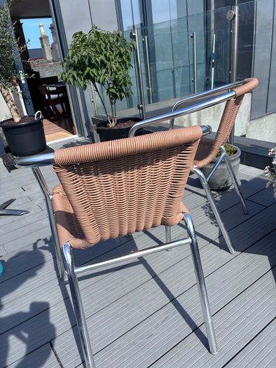 Garden Table & Two Chairs