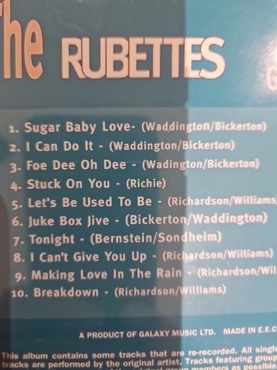 The Rubettes - Greatest Hits.