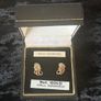 Gold Stud Earrings Image 4