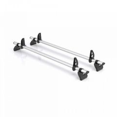 2 x Rhino KammBar Pro Aluminium Roof Bars - Ford Transit Courier