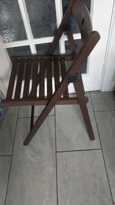 Ikea wooden foldable chairs