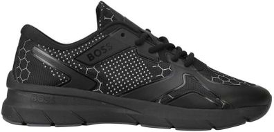 HUGO BOSS Men's Trainers / Sneakers Owen_Runn_rf, Black, Size EU 45, UK 11, US 12