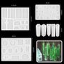 133 Pcs Resin Casting Molds and Tools Set, Jewelry Craft Moulds, Daohexi DIY Silicone Epoxy Resin Mold, for Resin Jewelry and Craft, Resin Craft Making Kit (FREE POSTAGE) Image 4