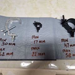 Stge Lighting Clamps 3 sizes