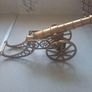 vintage brass cannon Image 3