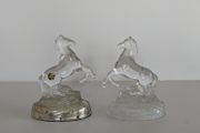 Vintage Crystal Horses x2