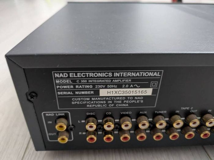 NAD C350 Stereo Integrated Amplifier