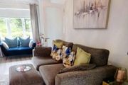 4 seater couch &amp; footstool