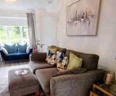 4 seater couch & footstool