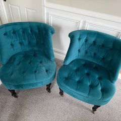 Suede Chair Set