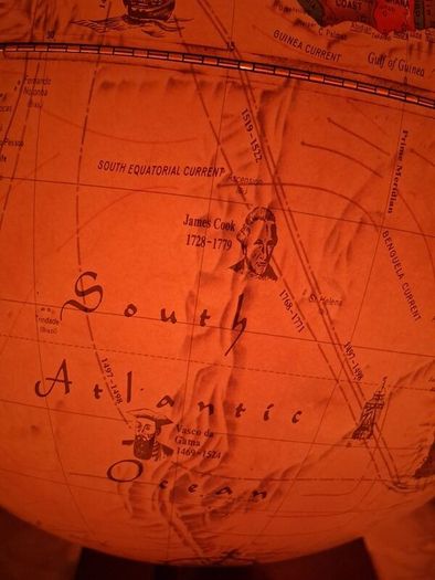 1980's Scan Denmark Light Up Globe