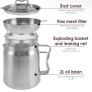 Brand New LOVIVER Stainless Steel Oil Filter Pot, Image 5