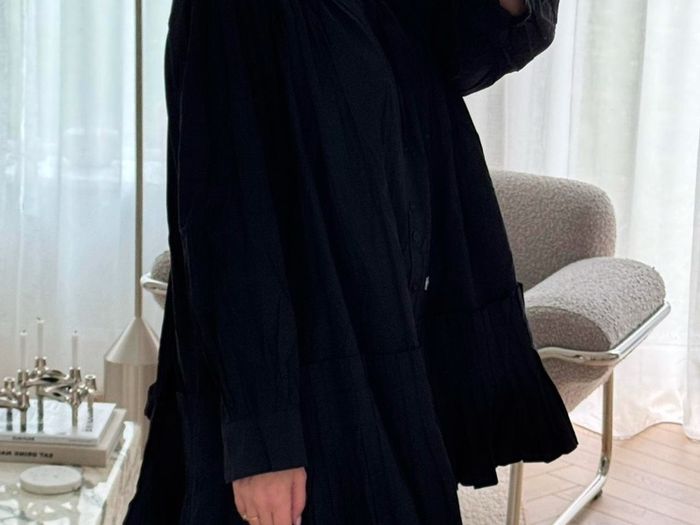 Black tunic dress