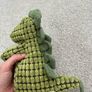 Jellycat Doppy Dino Green Bumpy Waffle Textured Dinosaur Retired Plush Image 3