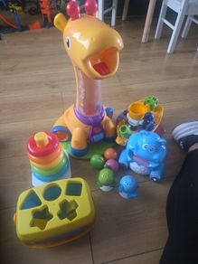 Mix of baby toys