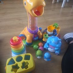 Mix of baby toys