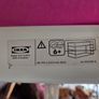 IKEA VITVAL Loft Bed Frame White/Grey Image 4