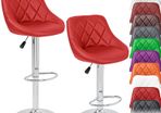 Set Of 2 Bar Stool Height Adjustable - Free Delivery Nationwide