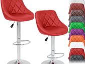 Set Of 2 Bar Stool Height Adjustable - Free Delivery Nationwide