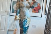 maxi vintage style dress