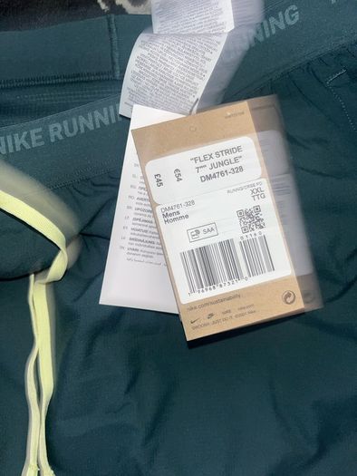 nike running shorts size xxl