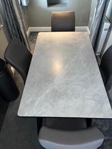 Brand New Kitchen Table & 4 Secondhand Chairs