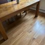 Solid oak dining table Image 2