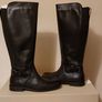 Brand New in Box Clarks Black Leather Knee High Boots - Size 5 EE Image 4