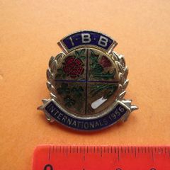 1956 I.B.B. Internationals  enamel pin badge