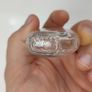 422 - Set of 2 Vintage Small Tabloid Collectible Decorative Bottles Image 6
