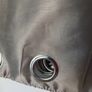 Silver Grey Satin Curtains (lined) Image 2