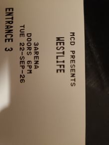 Westlife tickets
