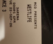 Westlife tickets