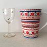 Vintage Irish Shamrock Liqueur Cordial Stemware Glass circa 1970 Image 2