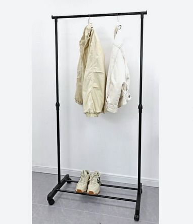 Large Clothing Rail on wheels / Garment Rail / Clothes Rack - Ideal to maximise storage space