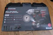 Latest Parkside Performance X20V Team Cordless Brussels HEAVY DUTY Impact Wrench With Ready To Connect Option 1898NM 1/2 Inch Drive Including Impact Socket Set And  Adaptor.