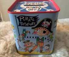 Kids piggy bank. Made from metal.