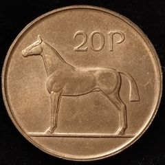Ireland - 1988 - 20 Pence - Horse - KM.25 - [396]