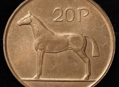 Ireland - 1988 - 20 Pence - Horse - KM.25 - [396]