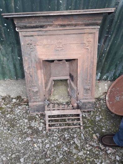 old style fire place