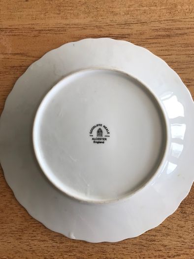 Vintage 'Footprints' plate