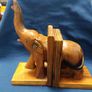vintage wooden elephant book holder Image 4