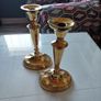 Brass Candlesticks Image 2