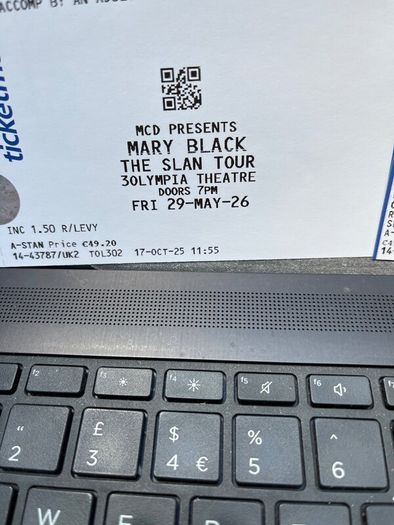 Tickets Mary Black