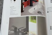 Corby black mono basin mixer