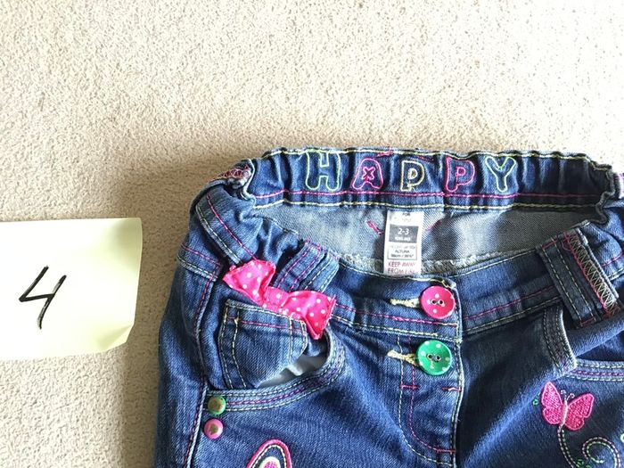 Selection of Toddler Girls trousers jeans, size 2-3 year